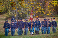 marching forward