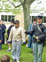 a Confederate shell jacket