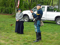 loading and firing of a Cavalryman's carbine