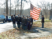 leading us to the memorial of the 65th NY