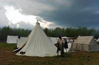 A Sibley tent