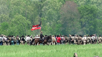 a battle front facing the Federals