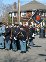 Marching down Main Street