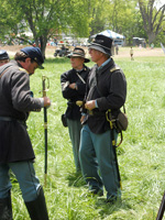 Captain Andy, the First Sergeant, and Colonel Young