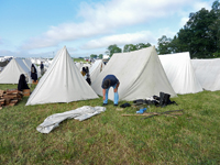 The First Tent Stake