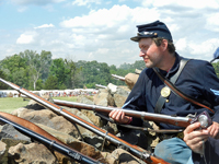 Corporal Moyer at the Ready