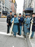 Crossing over Fifth Avenue