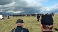 Confederates charging forward