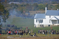 The Federals retreat