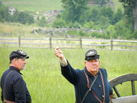 Holding aloft a firing pin