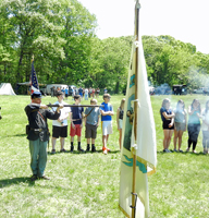 Firing the musket