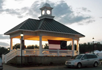 Gazebo and the evening dance