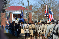 The first of three surrender ceremonies