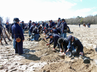 Digging our first trench