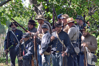 Close up on the Confederates
