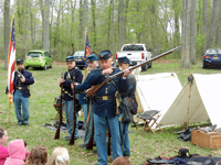 A flint-lock musket