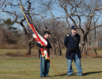 The Lieutenant and Color Sergeant