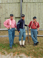 Posing at the barn