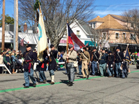 Marching down Main Street