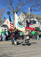 Marching down Main Street