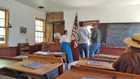 Inside the schoolhouse