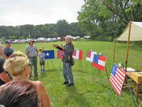 lesson the Civil War flags