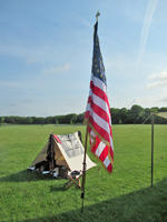 Private Smith's tent