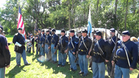 The Lieutenant thanking the men