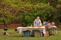 Miss Diane's cooking station