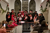 George thanking the choir