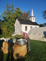 getting the wash bins ready