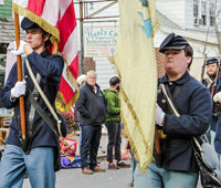 Carrying our flags this year