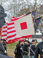 signal flags fully unfurled