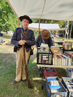 our Adopt-A-Book booth