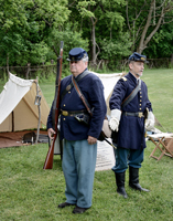 the soldier's uniform