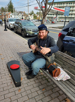 busking on Steinwehr