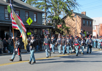 Marching along Baltimore