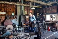 The blacksmith shop