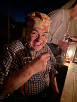 having a good time