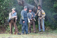 Regrouping in the woods