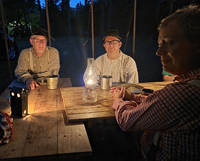 warm & dry Friday evening