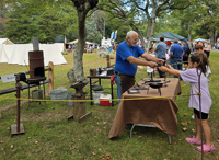 We also had a blacksmith