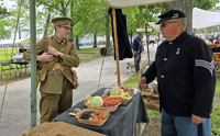 speaking with a Doughboy