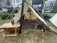 The First Sergeant's dog tent
