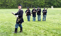 Priming the muskets