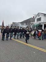 Marching down Main Street