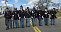 On the march