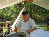 Brian at our 2nd Civil War Weekend